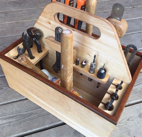 homemade wooden tool boxes